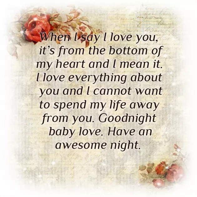 Goodnight Wishes For Him