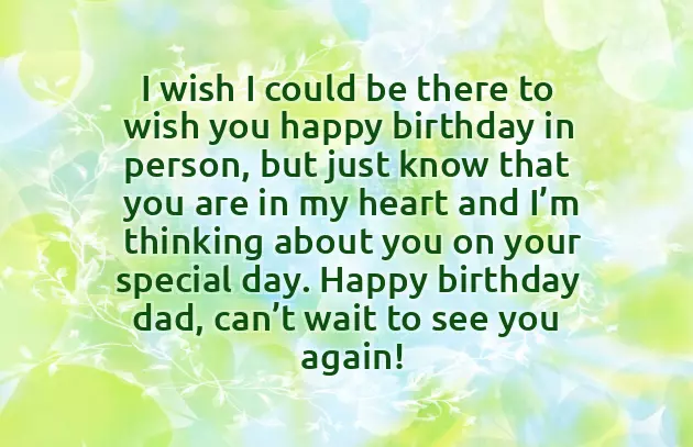 Wish You Happy Birthday Daddy