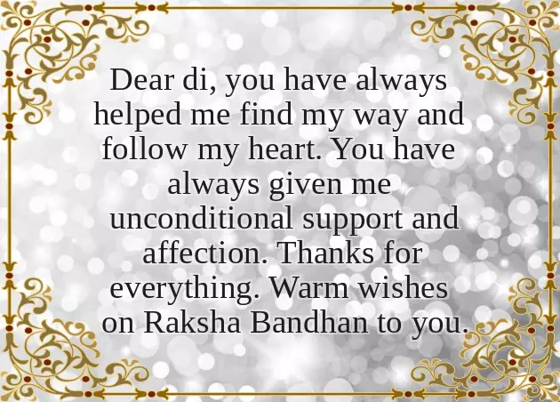 Raksha Bandhan Lines For Sister