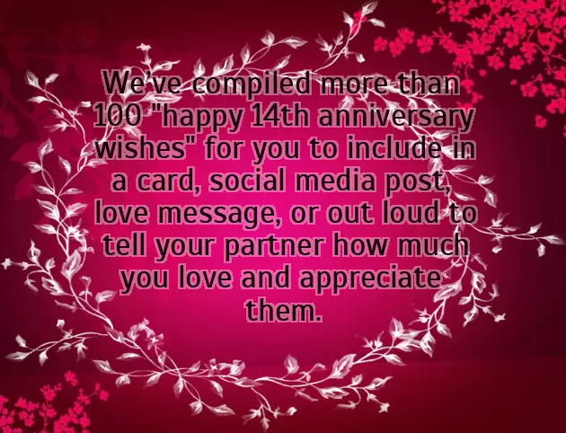 14Th Wedding Anniversary Wishes To Wife 14Th Wedding Anniversary Wishes To Wife