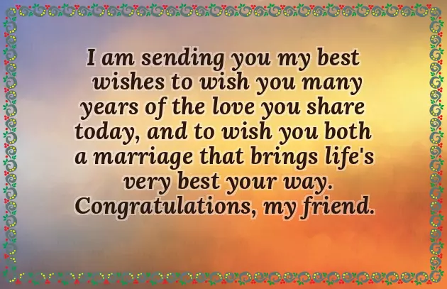 Marriage Wishes For Childhood Friend Marriage Wishes For Childhood Friend