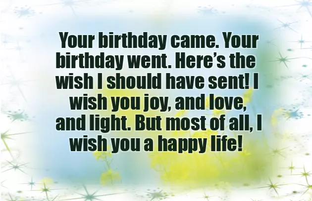 Cute Birthday Text For Him