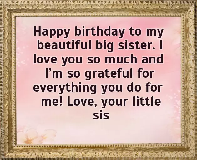 Happy Birthday Big Sister Gif