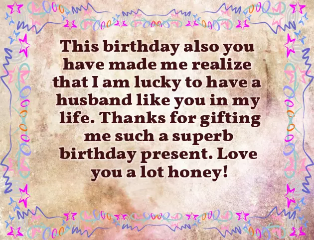 Birthday Wishes For Hubby Quotes