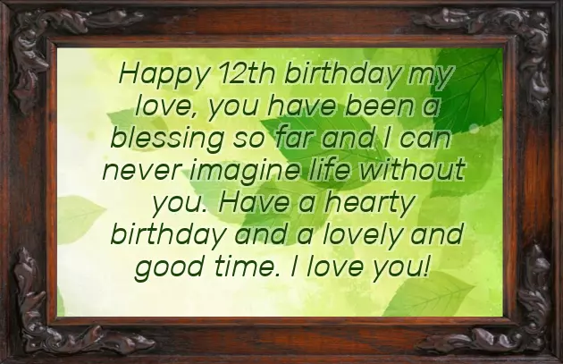 Birthday Wishes For Niece Turning 12