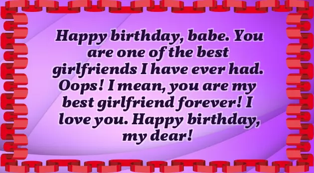 Birthday Wishes On Girlfriend