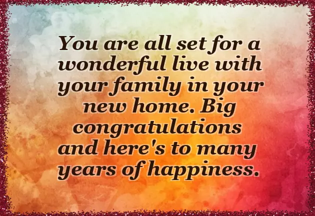 Good Luck In Your New Home Good Luck In Your New Home