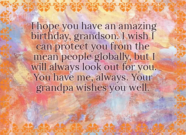 Grandparents Wishes For Grandson