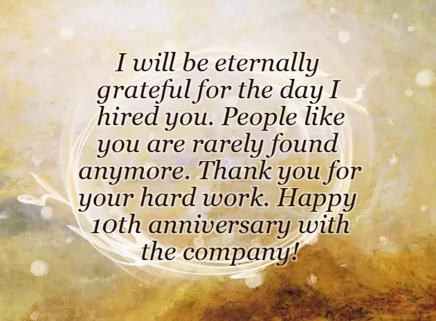 Congratulations For 10 Year Work Anniversary Congratulations For 10 Year Work Anniversary