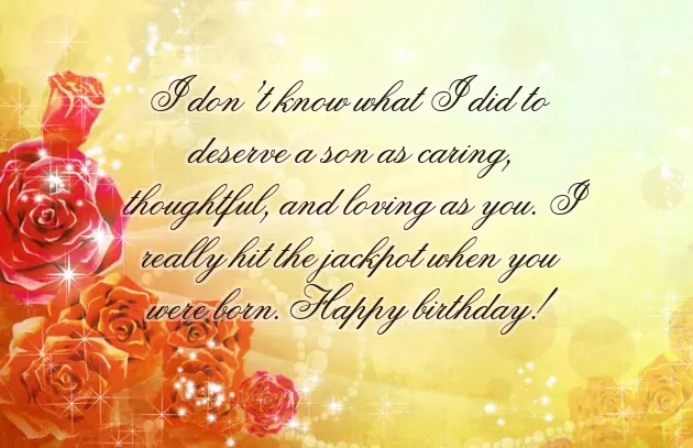 Father To Son Birthday Wish