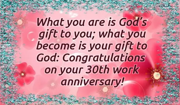 Congratulations 30 Years On The Job Congratulations 30 Years On The Job