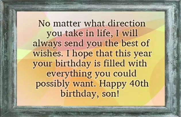 40Th Birthday Wishes To Husband