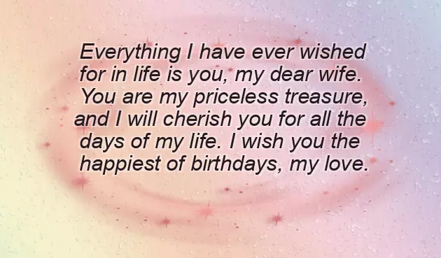 Words To Wife On Birthday Words To Wife On Birthday