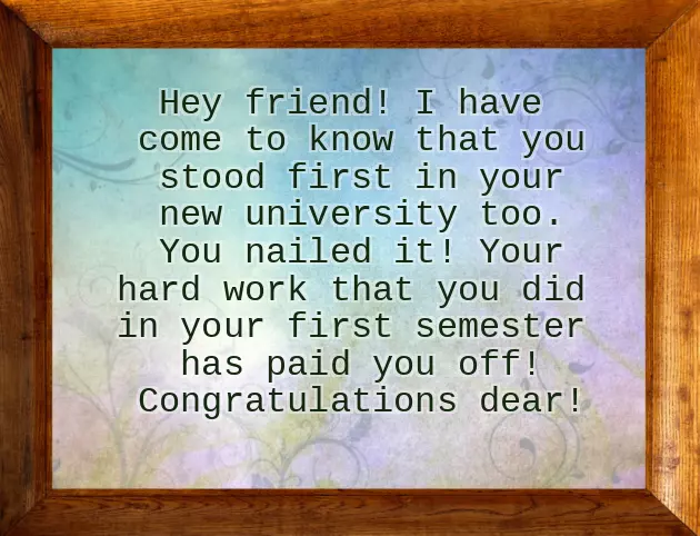 Exam Congratulations Wishes