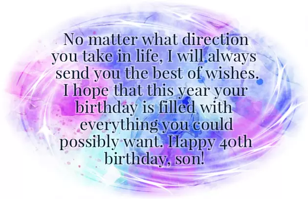 40Th Birthday Greetings For Daughter