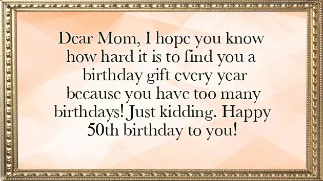 Wishes For 50Th Birthday Woman