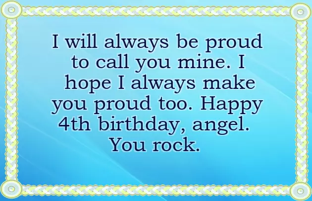 Happy 4Th Birthday Daughter Quotes