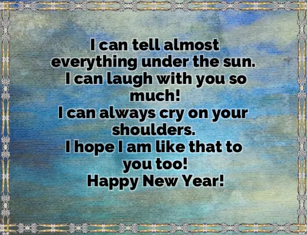 New Year Greetings For Best Friend New Year Greetings For Best Friend