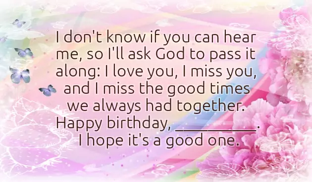 Happy Birthday Mum Heaven