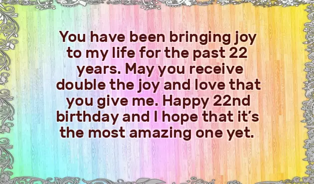 22 Birthday Quotes