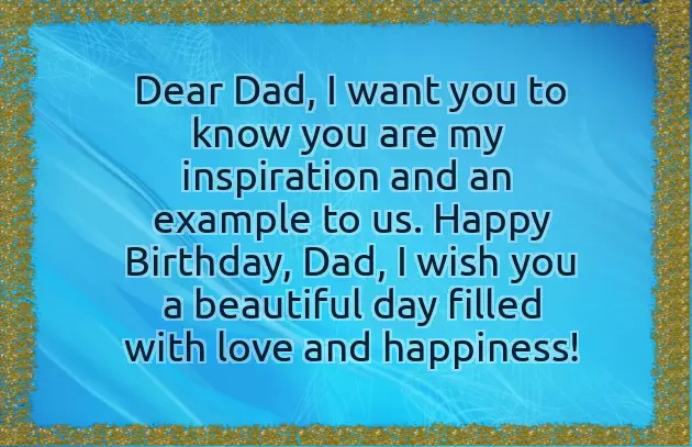 Bday Wishes For Dad