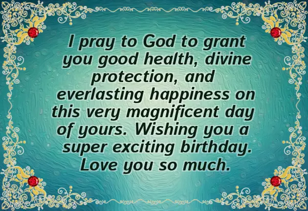 Birthday Prayer Wishes To A Sister