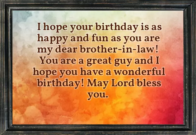 Happy Birthday Wishes To Husband Brother