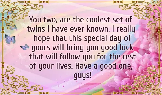 Happy Birthday To My Twin Brother