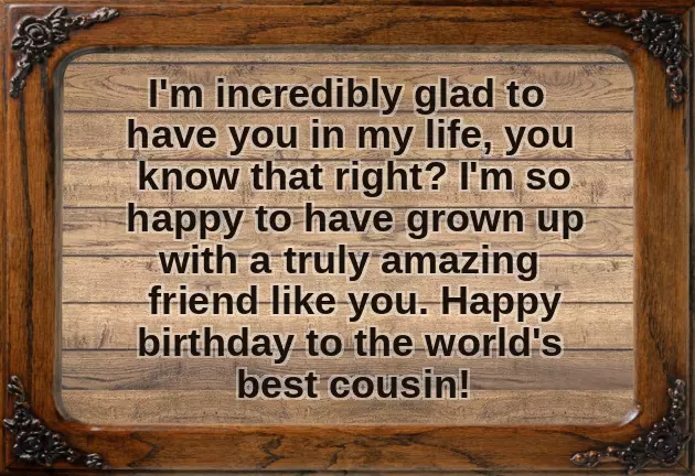 Birthday Message For Cousin Girl