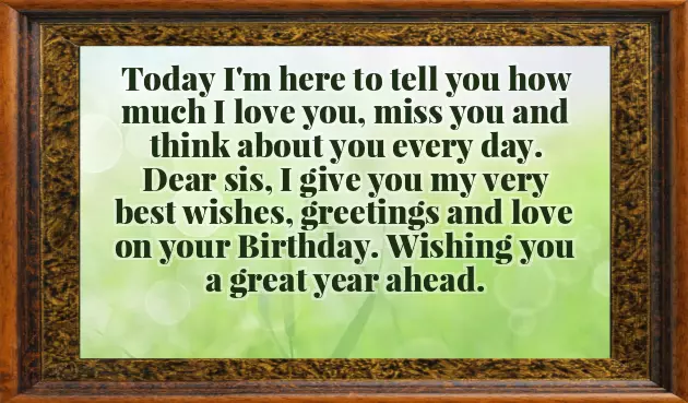 Wish You A Happy Birthday Sister Wish You A Happy Birthday Sister