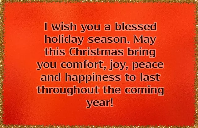 Merry Christmas English