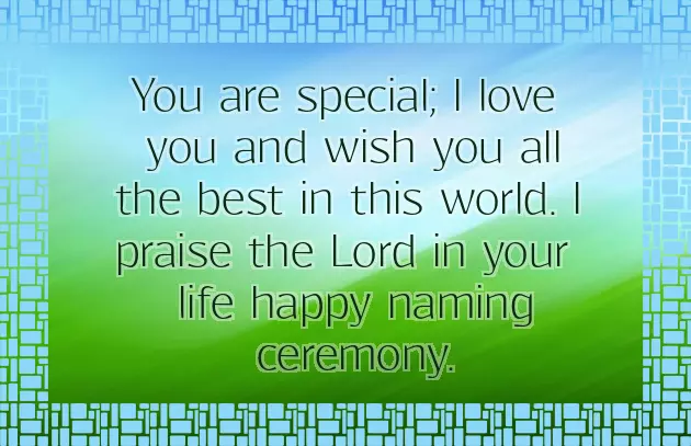 Naming Ceremony Wishes Naming Ceremony Wishes