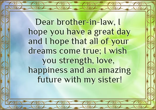 Wish U Happy Birthday Brother In Law