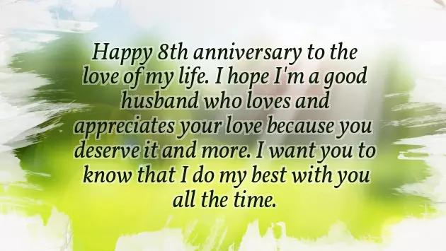 8 Years Anniversary Wishes 8 Years Anniversary Wishes
