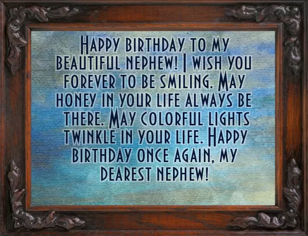 Birthday Wishes For 1 Year Nephew