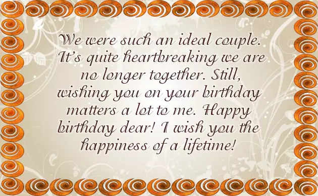 Happy Birthday Quotes To My Ex Girlfriend