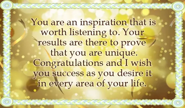 Congratulations On Good Grades