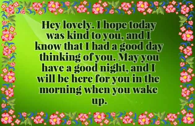 Good Night My Love For Him Good Night My Love For Him