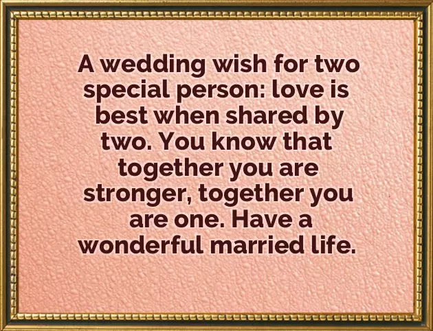 Heartiest Congratulations On Wedding