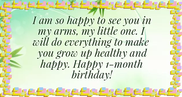 Happy One Month Birthday Baby Girl Quotes Happy One Month Birthday Baby Girl Quotes