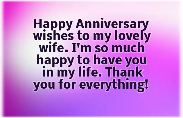 Funny Wedding Anniversary Wishes For Wife
