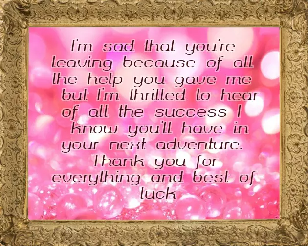 Best Of Luck Message For New Job