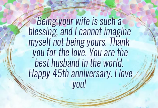 Happy 45Th Anniversary