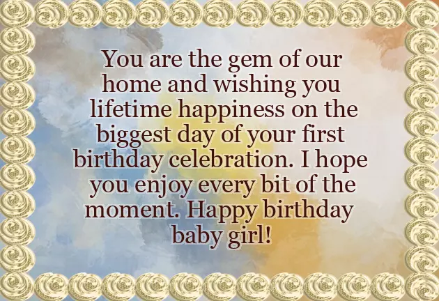 Happy Birthday To Cute Baby Boy