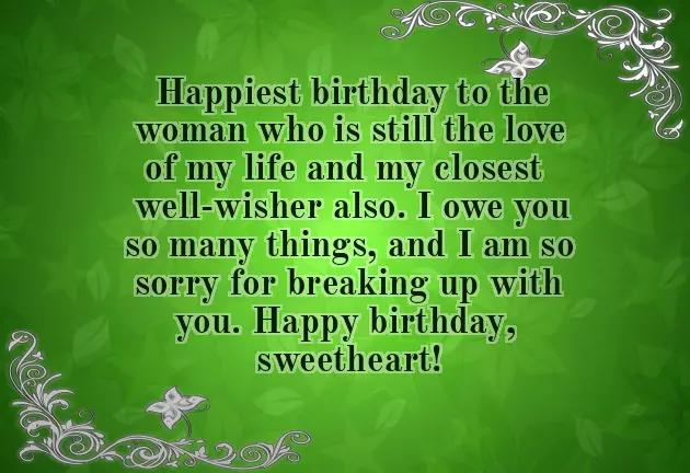 Happy Birthday To My Girlfriend Text