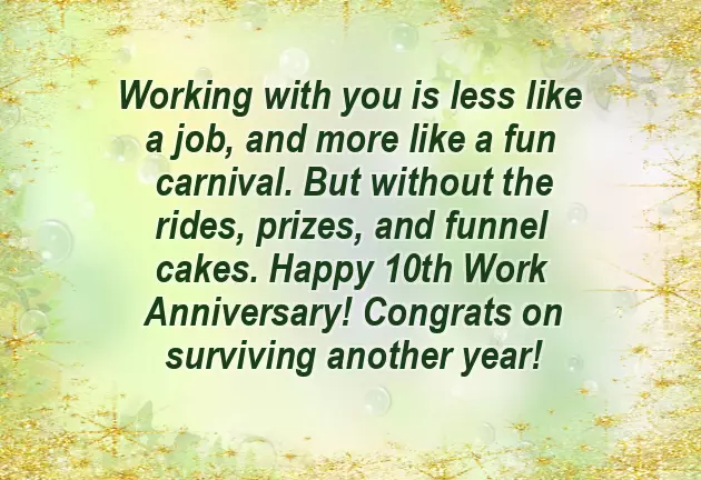 Happy Work Anniversary Funny