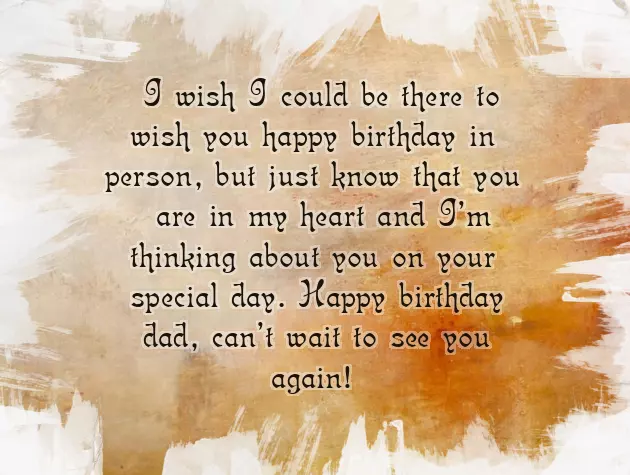 Wishes For Father On His Birthday