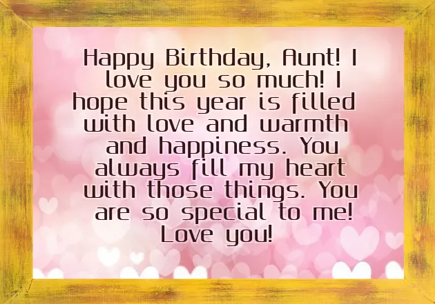 Birthday Wishes To Aunty In English Birthday Wishes To Aunty In English