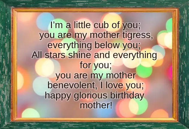 Birthday Wish Mother To Daughter