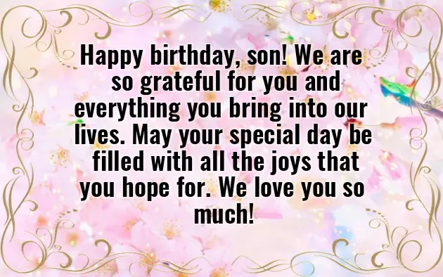 Birthday Greetings To A Little Boy